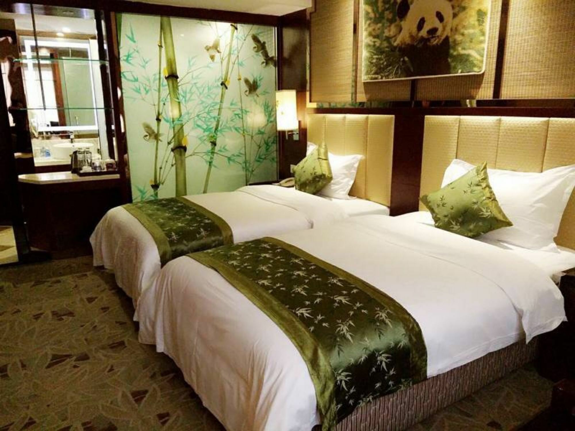 Chengdu Panda Prince Culture Hotel Exterior foto