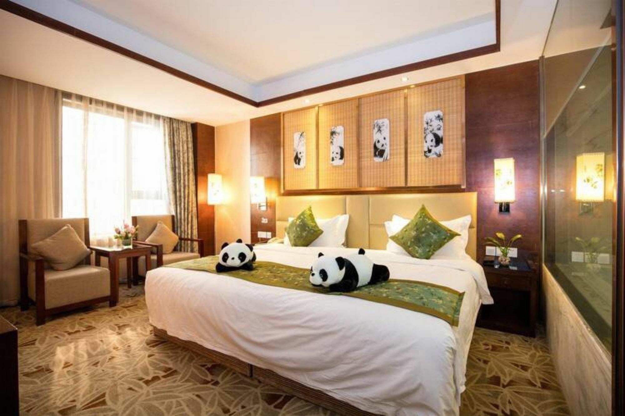Chengdu Panda Prince Culture Hotel Exterior foto